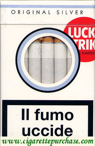 Lucky Strike Original Silver cigarettes hard box